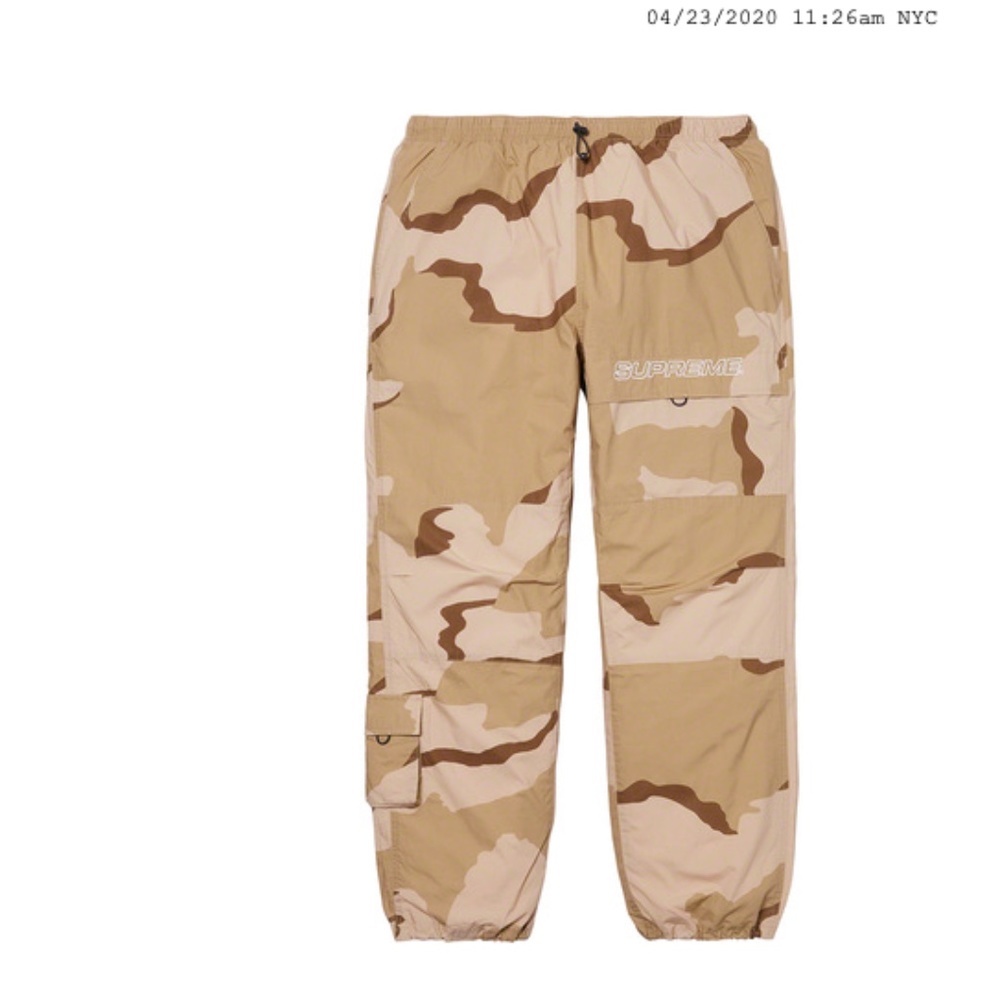 SUPREME DESERT CAMO COTTON CINCH PANT SMALL